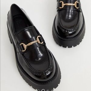 Black Platform Loafers (ASOS)